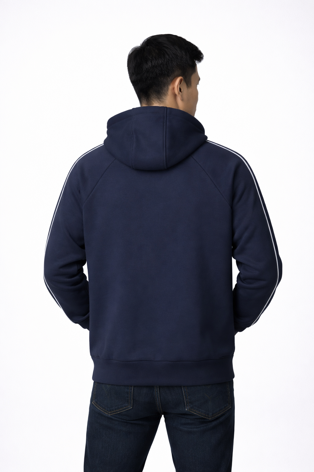 Heavyweight Raglan Sleeve Zip Hoodie