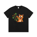 Angry Cat vs. Veggies
 Cotton T-Shirt