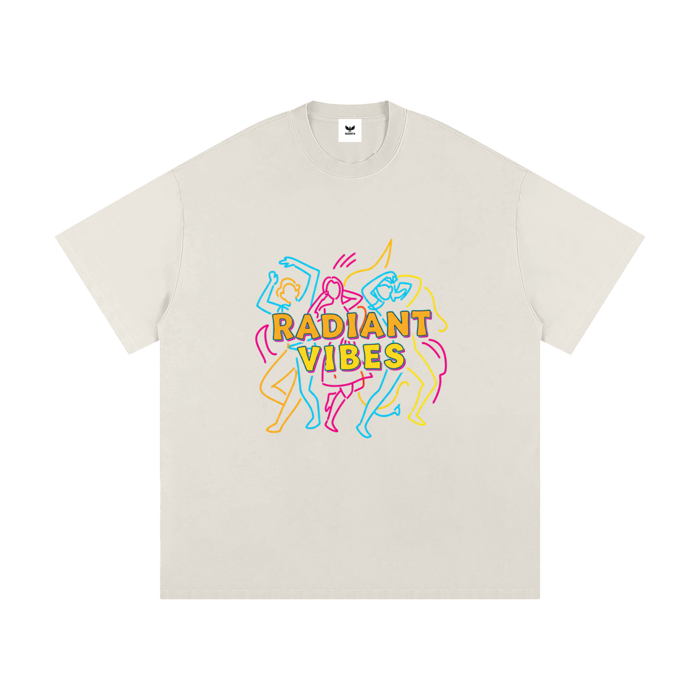 Radiant Vibes Only Heavyweight Loose Fit T-Shirt