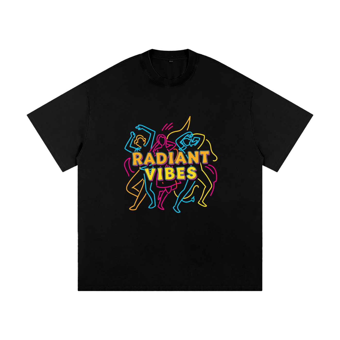 Radiant Vibes Only Heavyweight Loose Fit T-Shirt