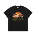 Rust & Glory: Floral Bicycle
 Cotton T-Shirt