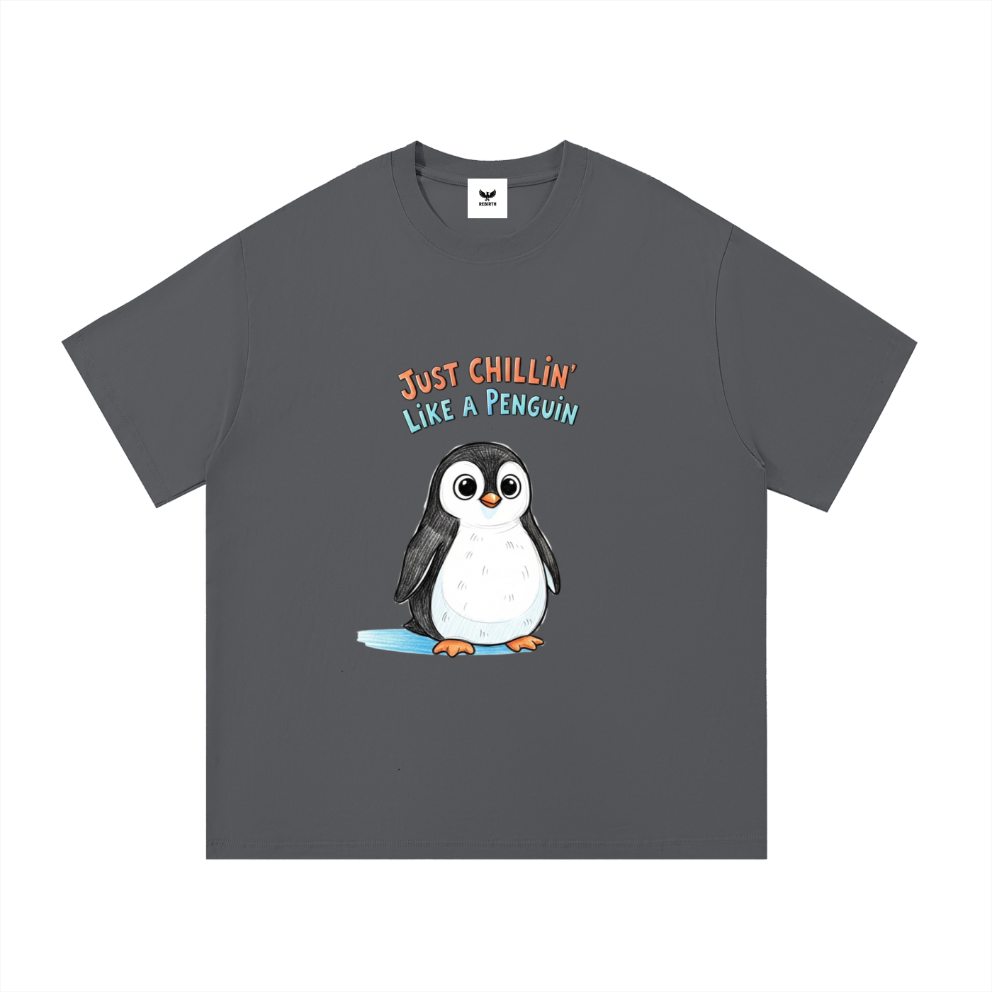 Just Chillin' Like a Penguin
 Cotton T-Shirt