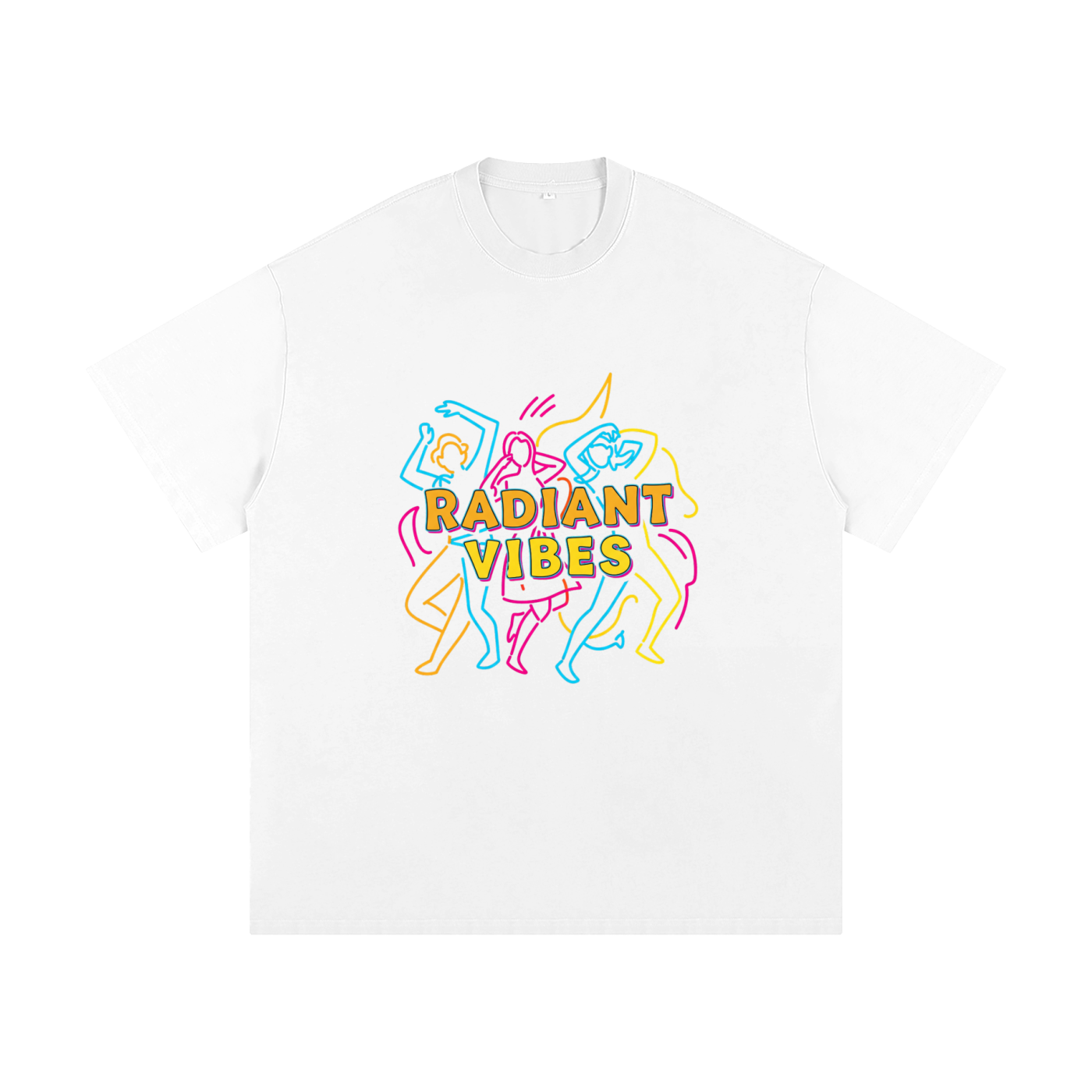 Radiant Vibes Only Heavyweight Loose Fit T-Shirt