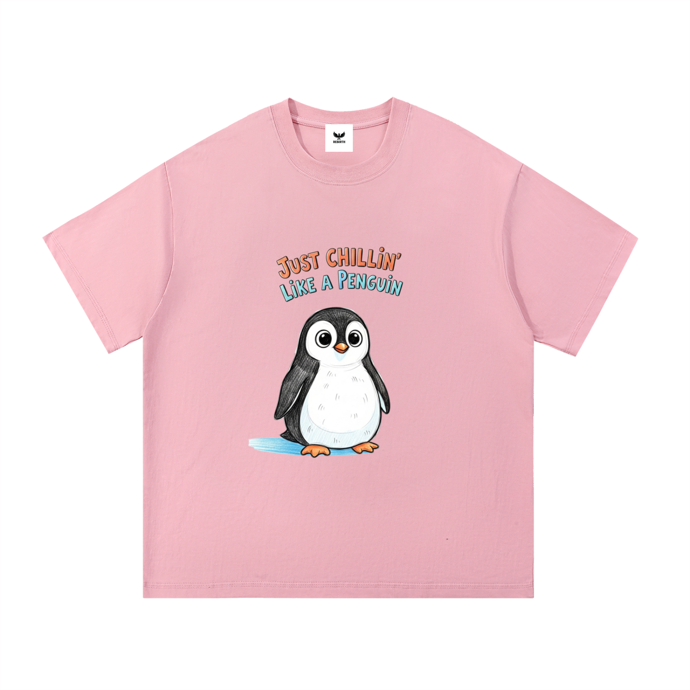 Just Chillin' Like a Penguin
 Cotton T-Shirt