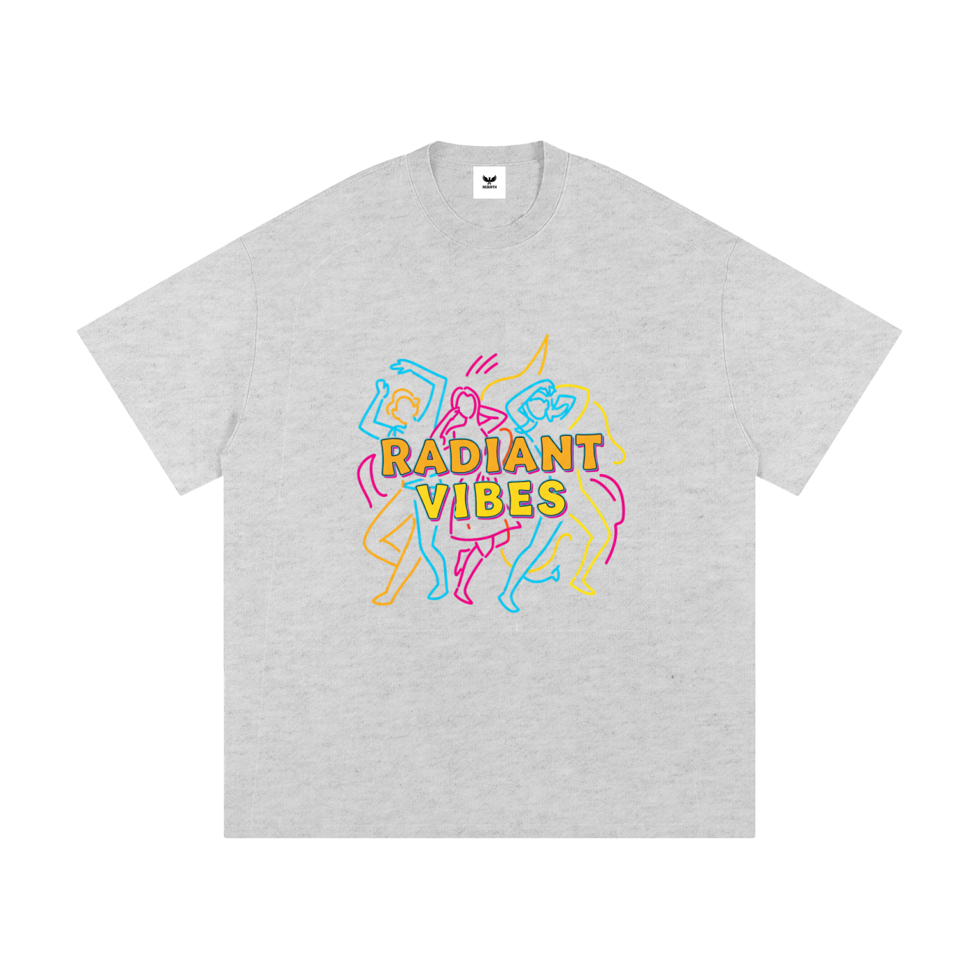 Radiant Vibes Only Heavyweight Loose Fit T-Shirt