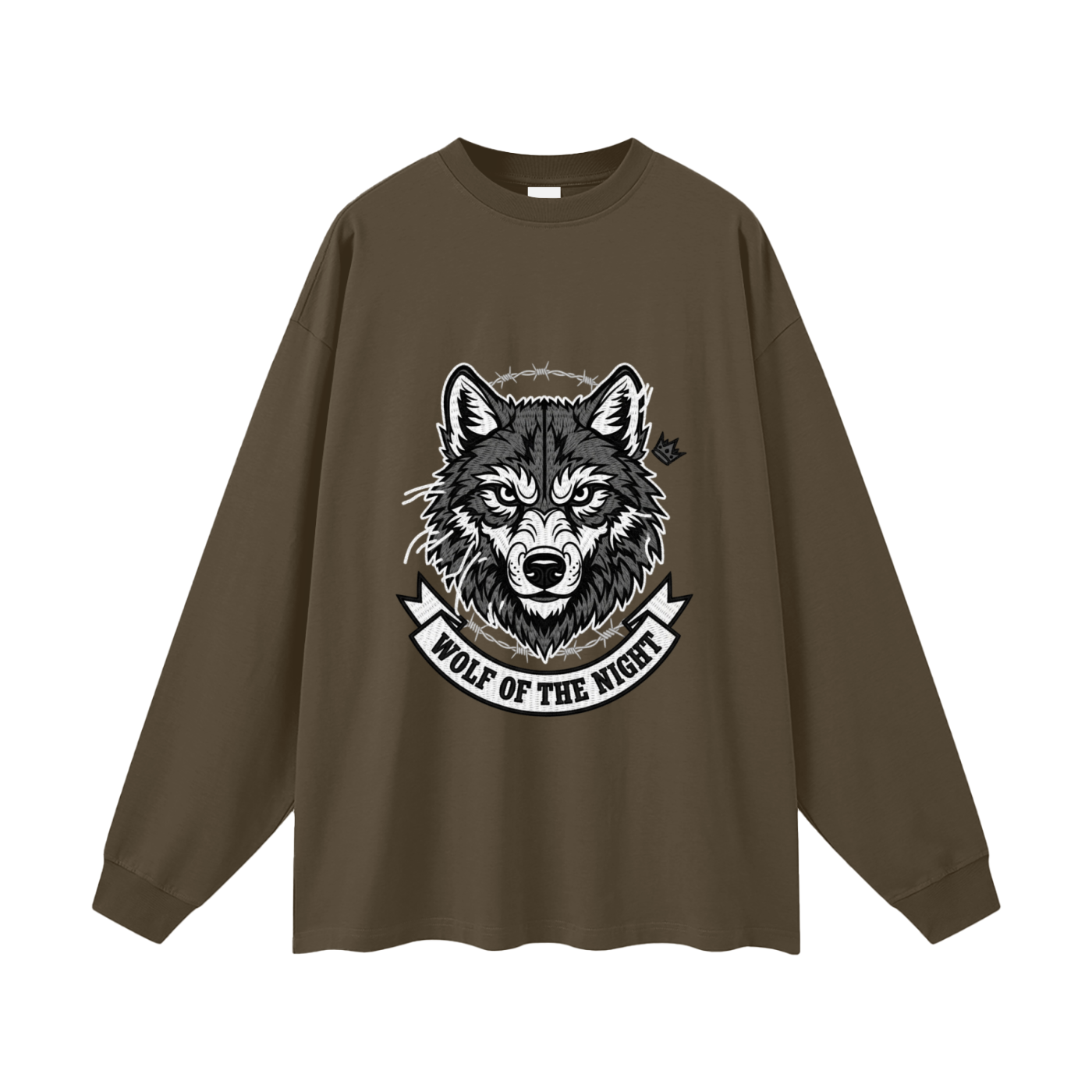 🐺🌑 'Wolf of the Night' Navy Crewneck 🐺🌑