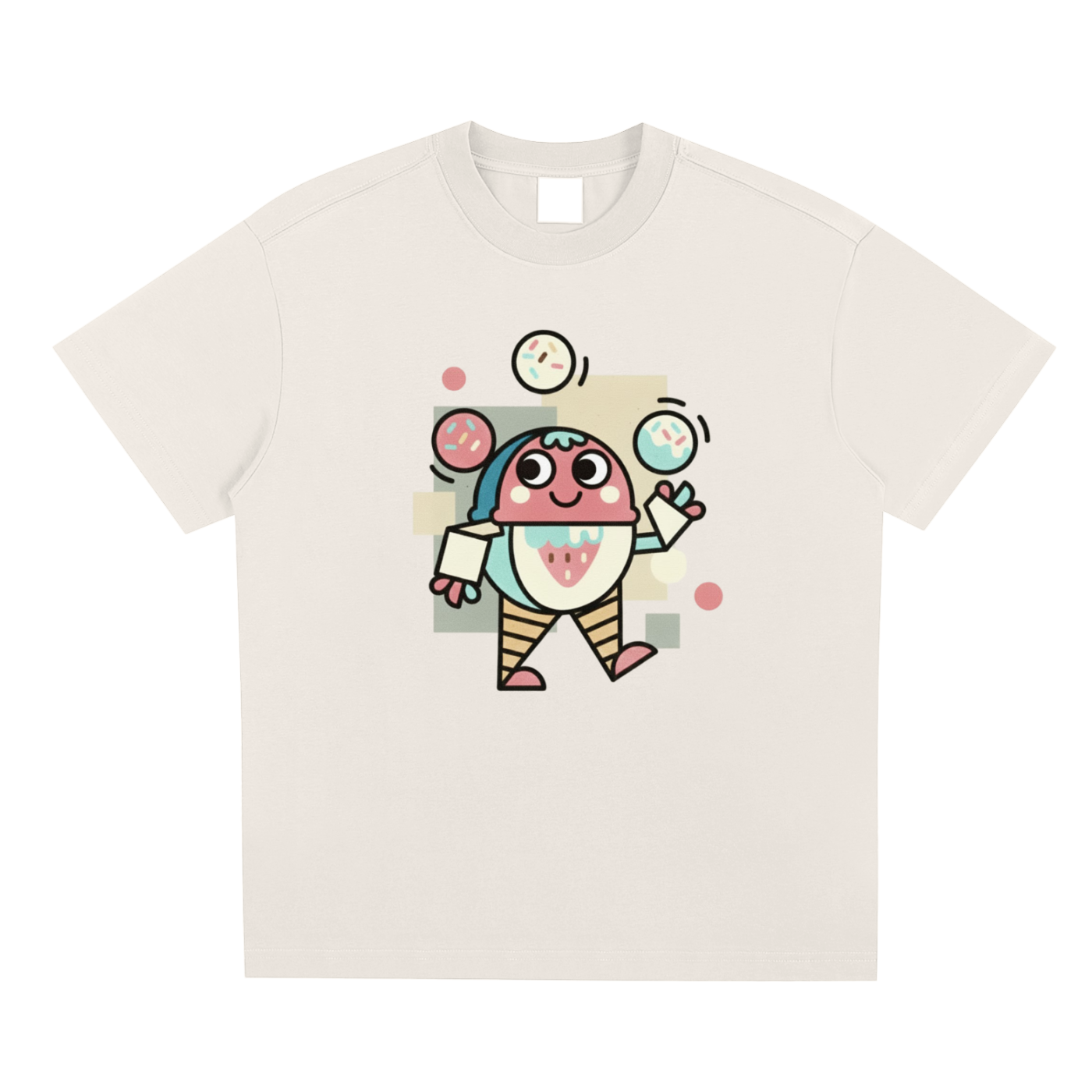 🎨 'Sweet Juggler' Kawaii Navy Tee 🎨