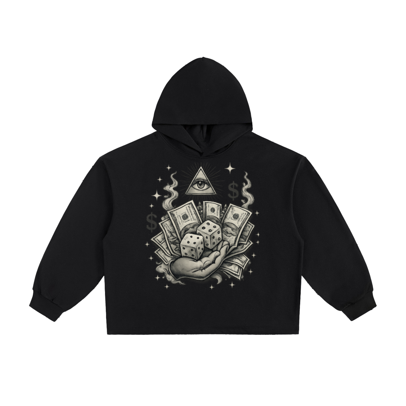 Essential Heavyweight Oversized Drawstring Hem Hoodie