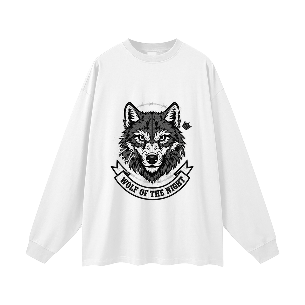 🐺🌑 'Wolf of the Night' Navy Crewneck 🐺🌑