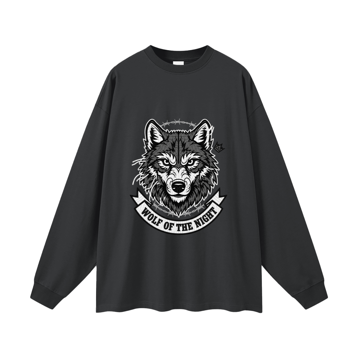 🐺🌑 'Wolf of the Night' Navy Crewneck 🐺🌑