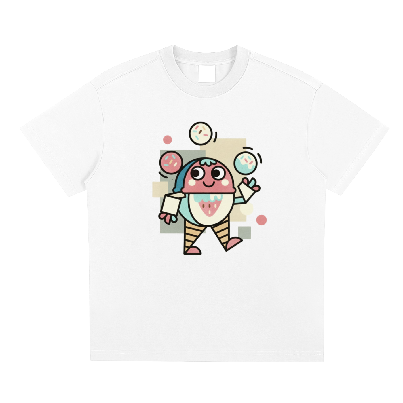 🎨 'Sweet Juggler' Kawaii Navy Tee 🎨