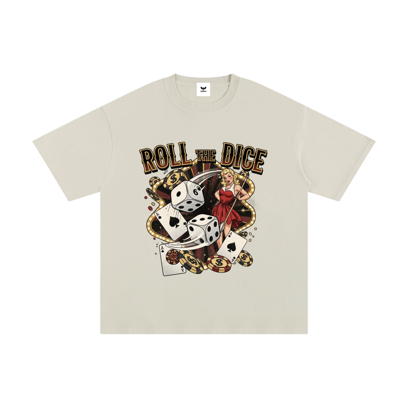 🎲 'High Stakes' Retro Casino Tee 🎲