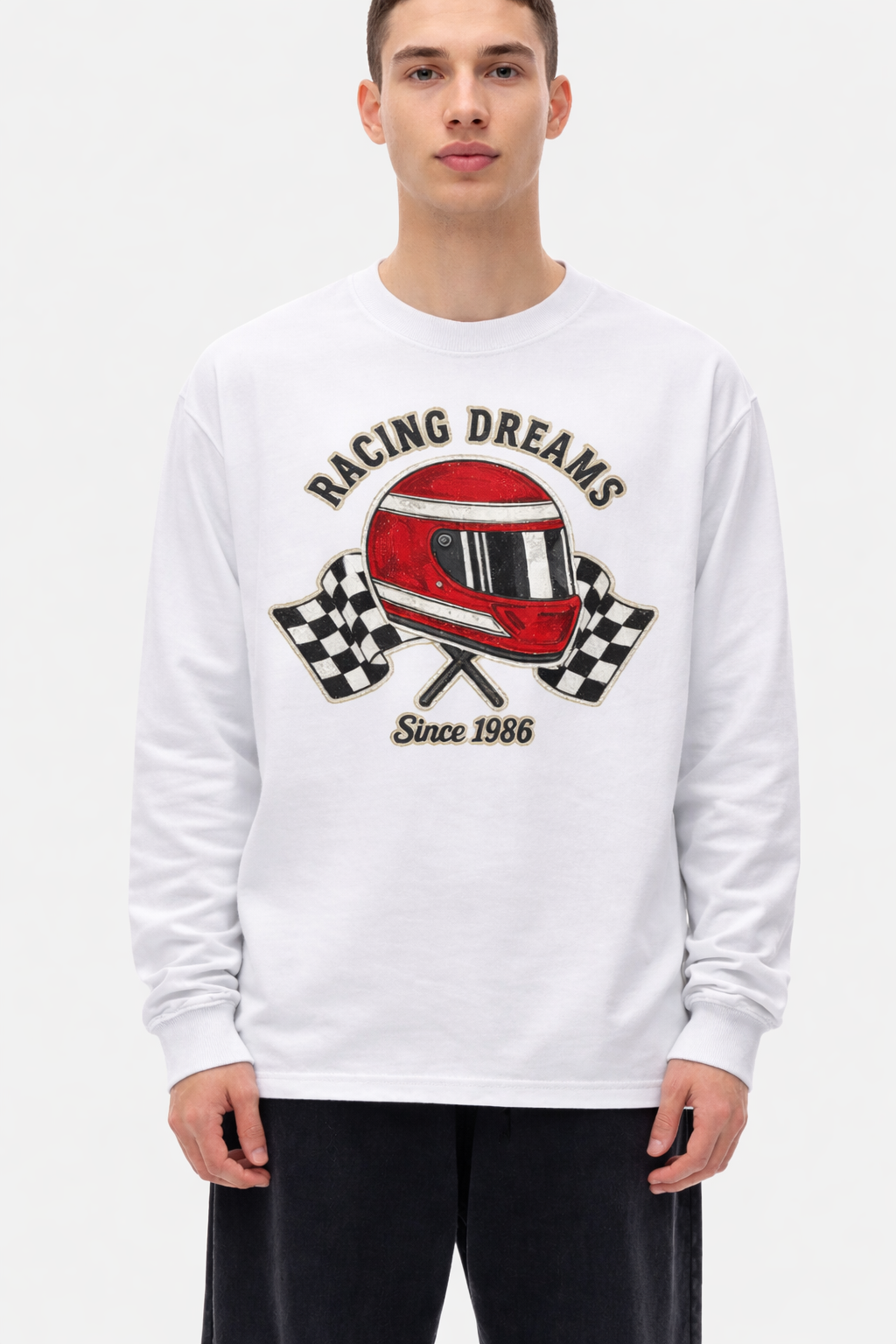 Oversized Unisex Long Sleeve T-Shirt