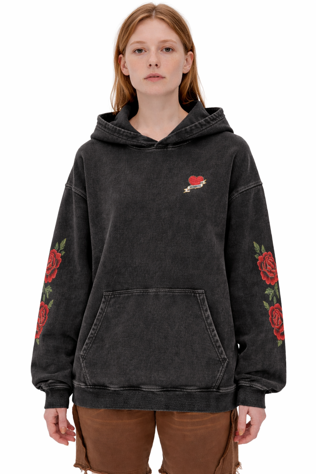 Rebirth Oversized Vintage Wash Hoodie