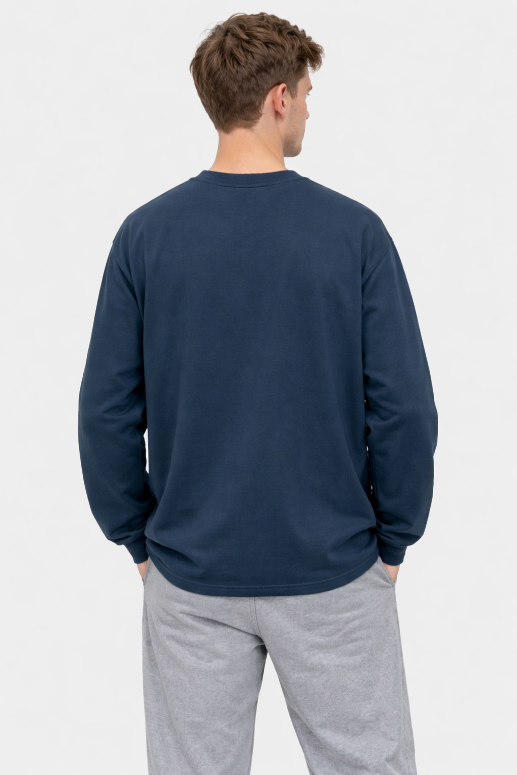 🐺🌑 'Wolf of the Night' Navy Crewneck 🐺🌑