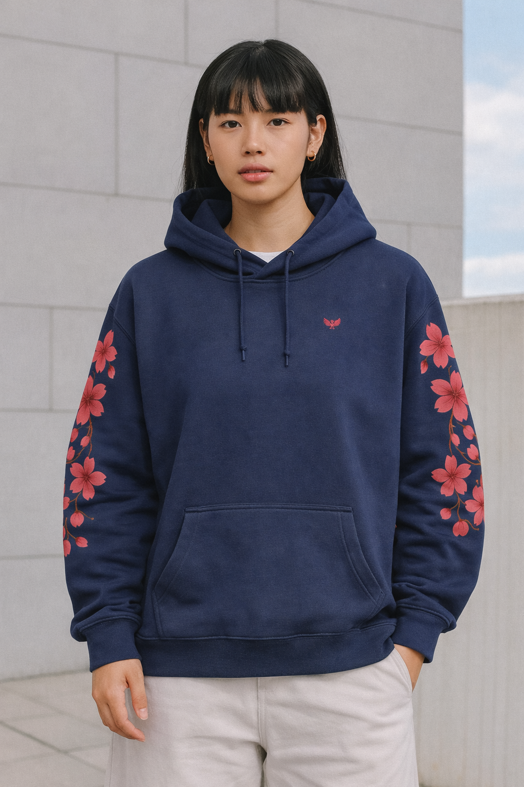 The Sakura "Authenticity" Hoodie 🌸✨ Oversize Fleeced