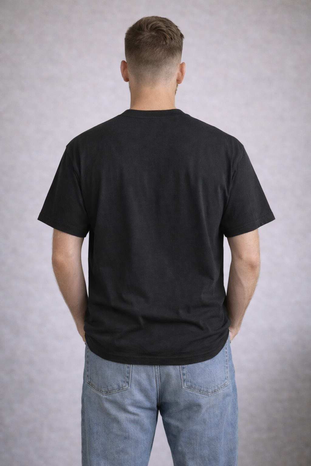 Keith Haring Illustration Heavyweight Hand-frayed T-Shirt