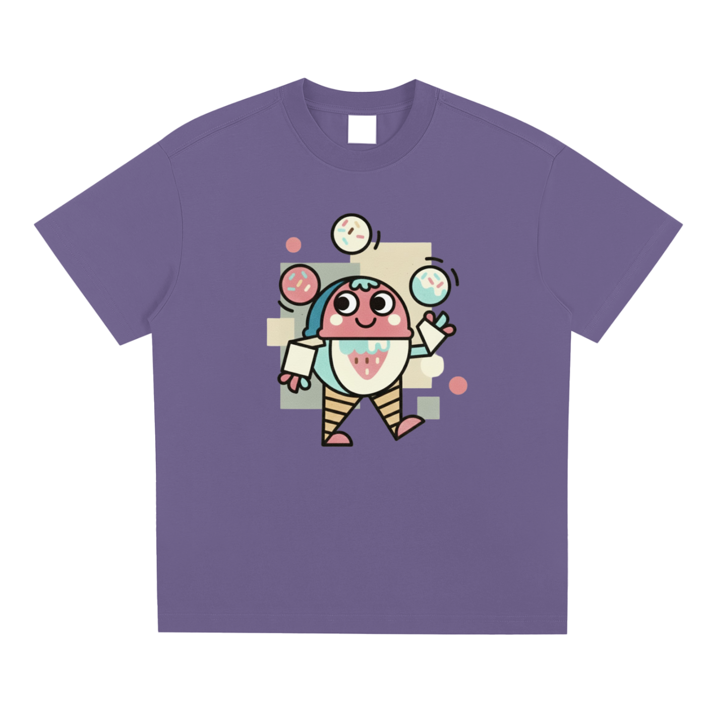 🎨 'Sweet Juggler' Kawaii Navy Tee 🎨