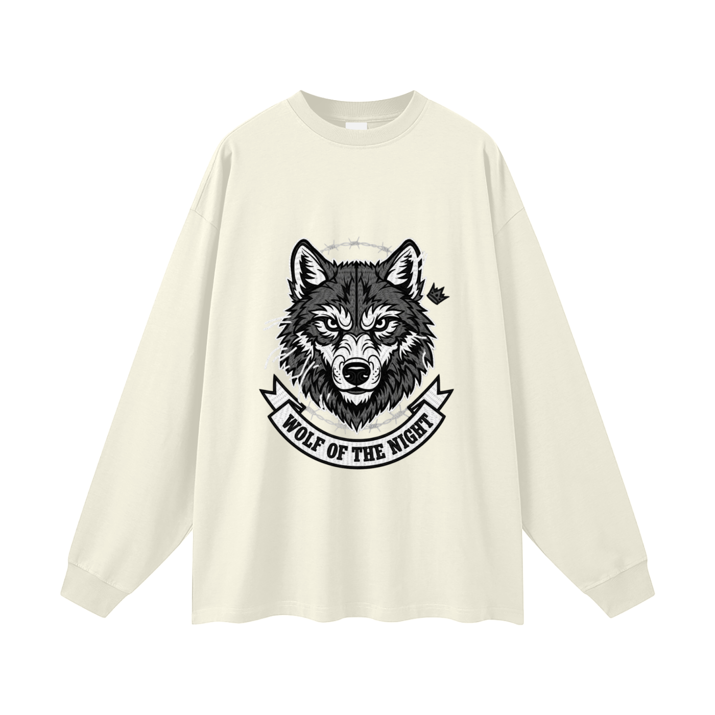 🐺🌑 'Wolf of the Night' Navy Crewneck 🐺🌑