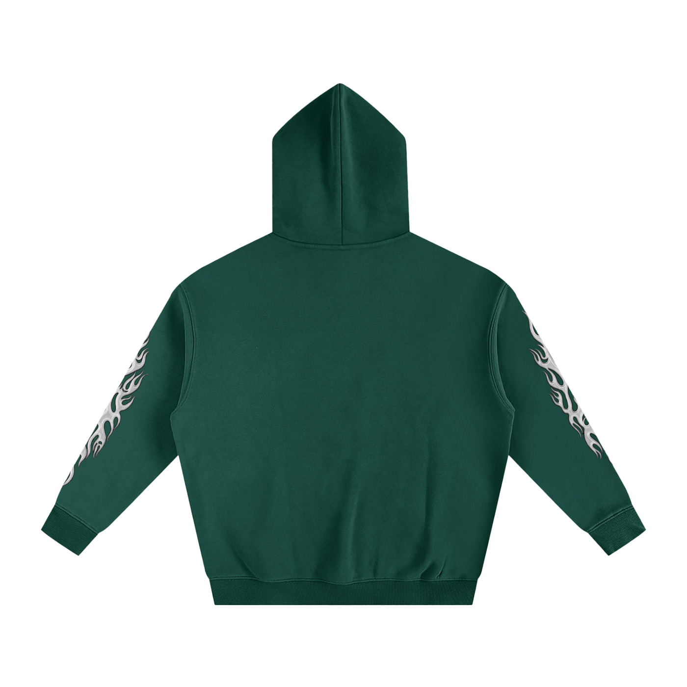 🌲🔥 'Ignite' Emerald Green Flame Hoodie 🔥🌲