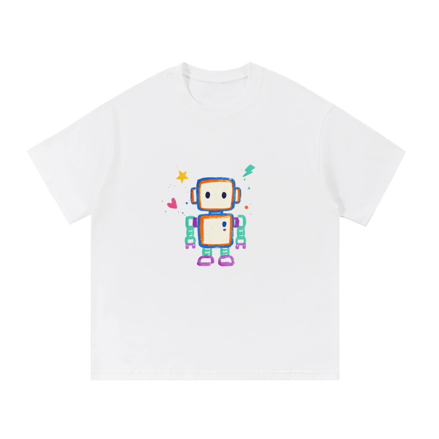 🤖💖 'Pixel Pal' Pastel Pink Tee 💖🤖