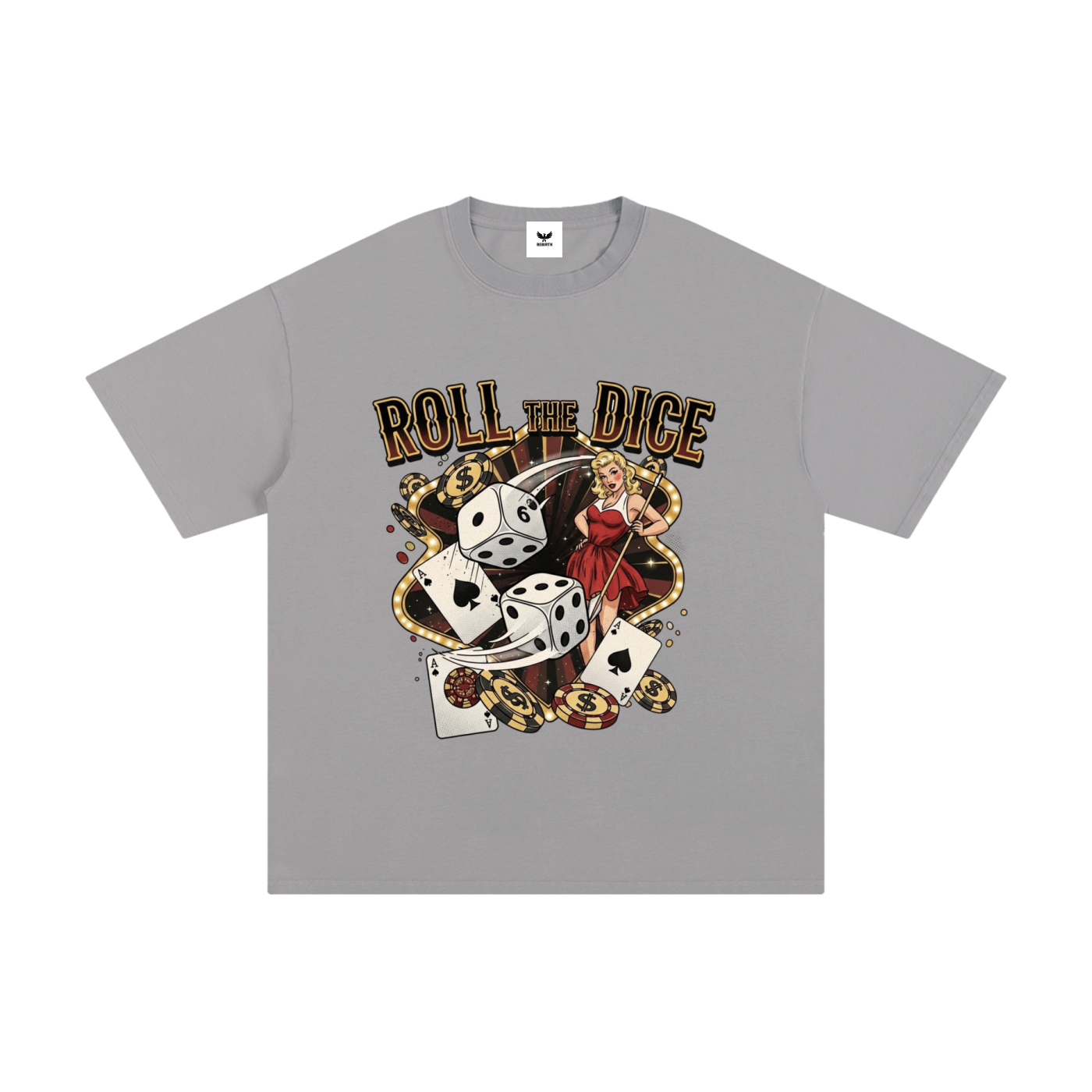 🎲 'High Stakes' Retro Casino Tee 🎲