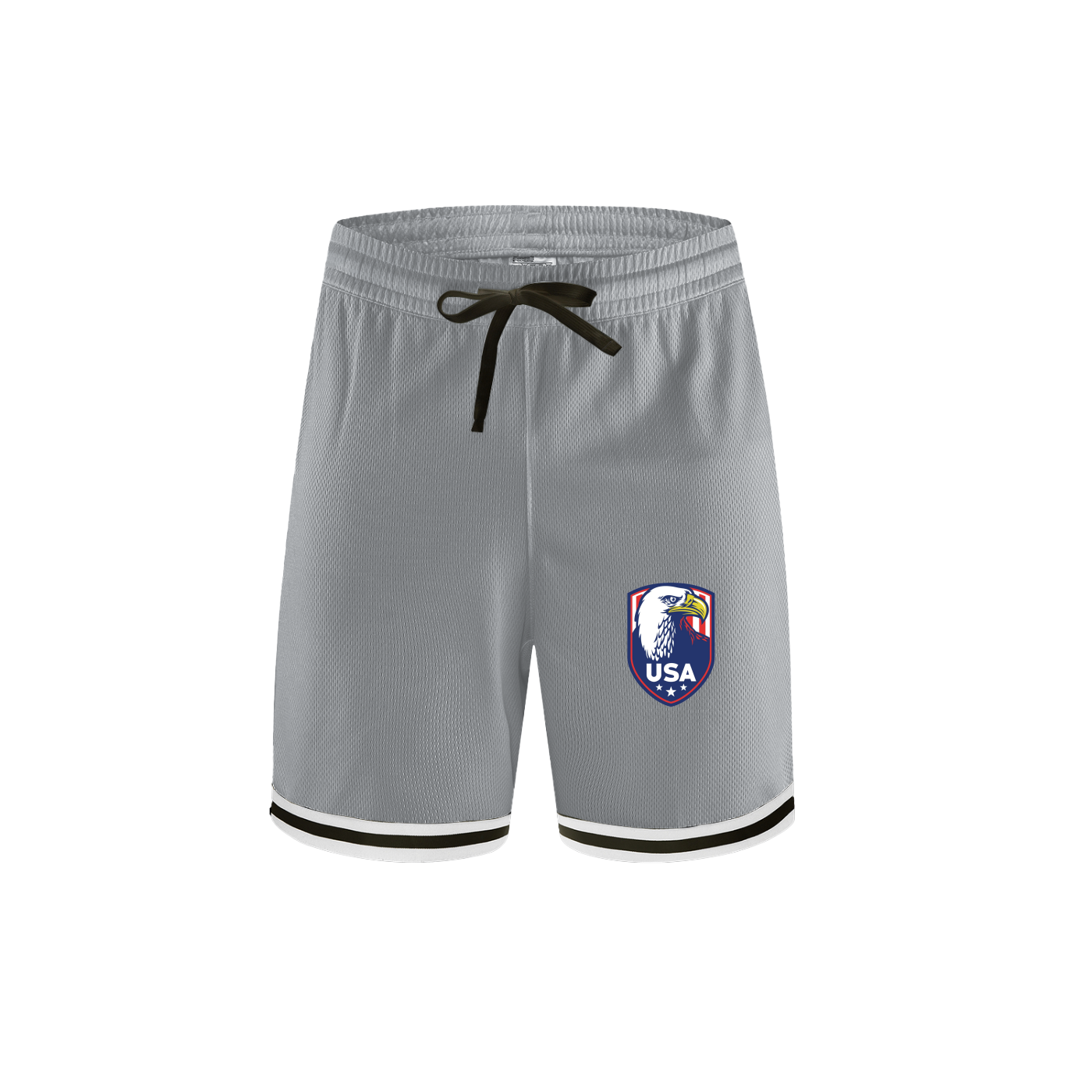 Classic Stripe Trim Basketball Shorts