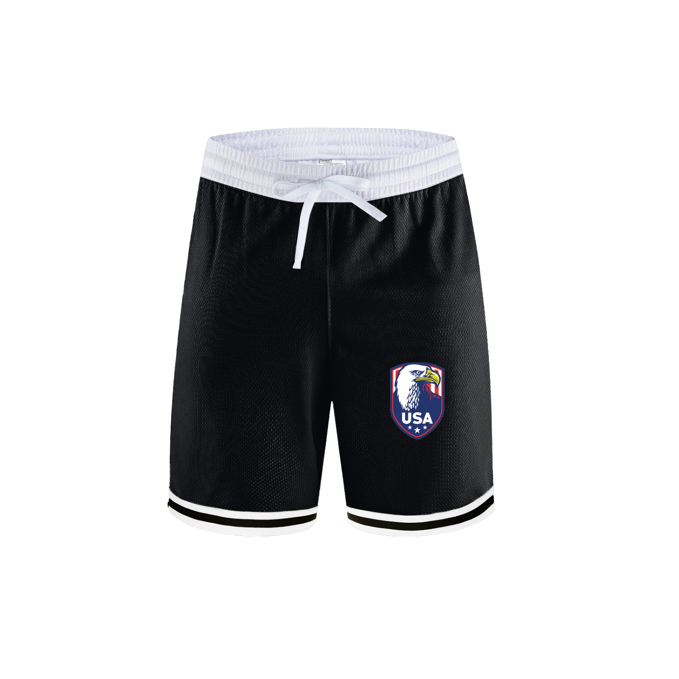 Classic Stripe Trim Basketball Shorts