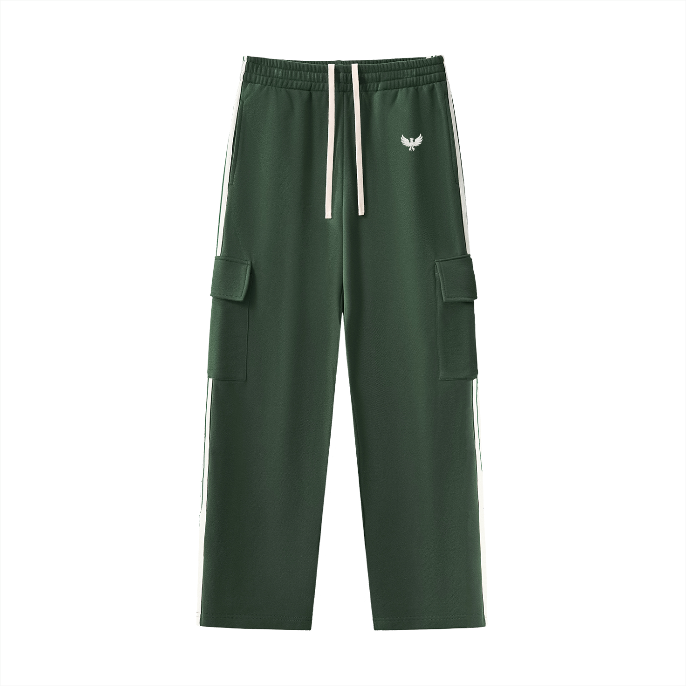 Side Stripe Straight-Leg Pants